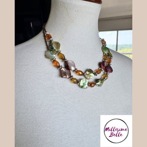 Colorful Stone Necklace - Picture 2 of 3